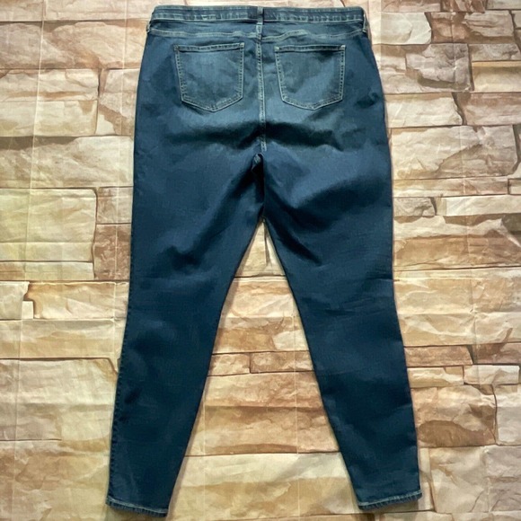 Torrid Womens Jeans size 18 Tall Long Dark Wash Skinny x31" Cotton Denim Stretch - Picture 9 of 11